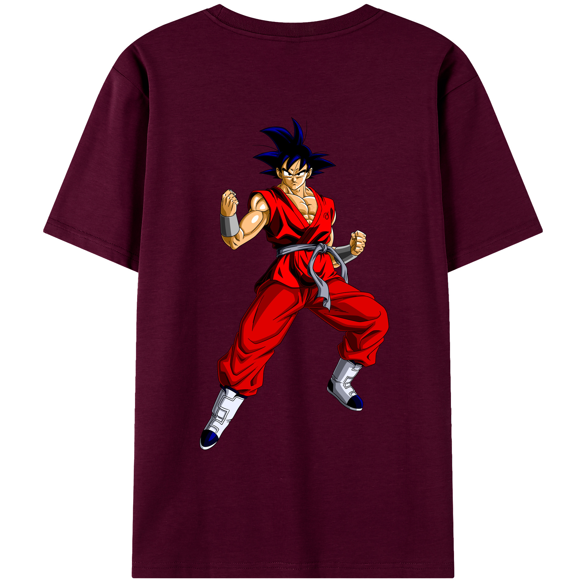 （画像用） ドラゴンボール 孫悟空（そん ごくう）Son Goku カカロット DRAGON BALL Kakarotto レディース半袖Tシャツ(バックプリント)